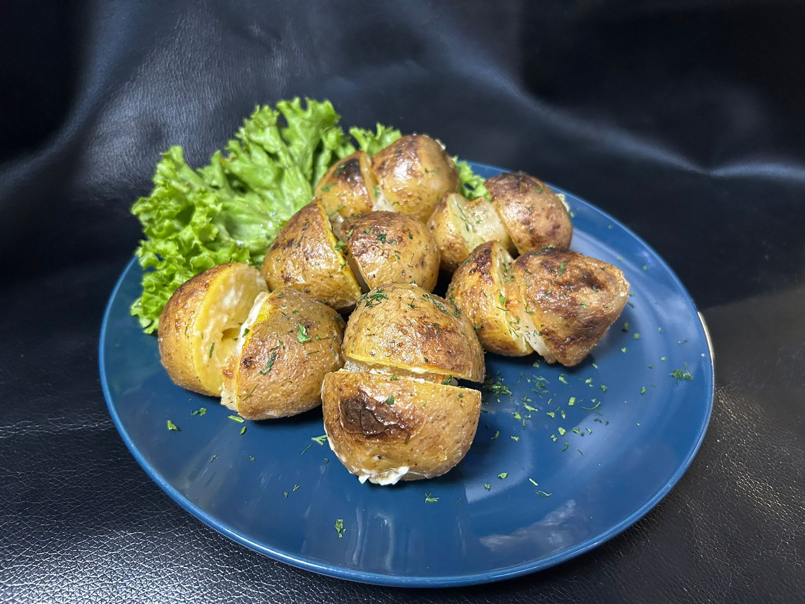 Картофель запеченный с салом (цена за 100гр) Картофель запеченный с салом (цена за 100гр)